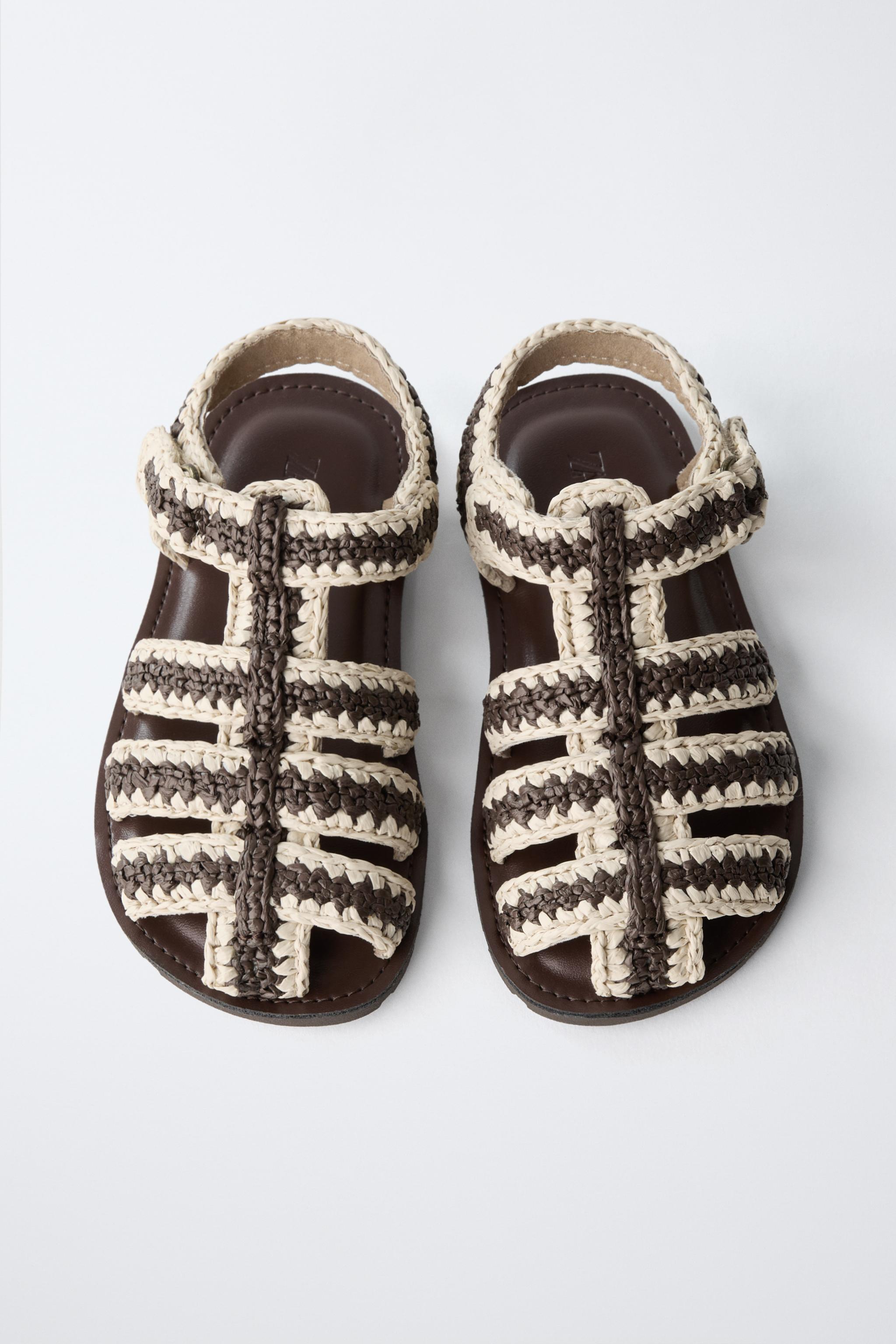 SANDALES STYLE PLAGE CROCHET